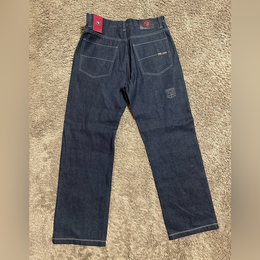 Vintage Def Jam University “triple denim” pants 34x33